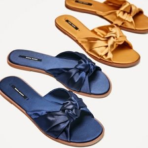 Zara Satin Knot Sandals Bundle Deal